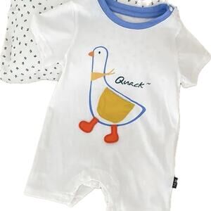 New “quack” duck romper 0-3 months